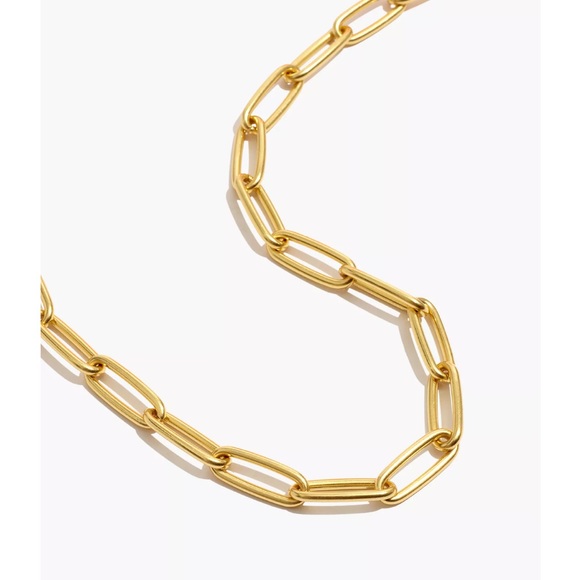 Madewell Jewelry New Madewell Large Paperclip Chain Necklace Poshmark